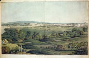 Vue de Rome depuis Monte Mario, gravée par Dubourg, 1811